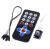 Kit Telecomanda IR Infrarosu Arduino Receptor 38KHz + LED + Cabluri. Telecomanda subtire 8m CR2025