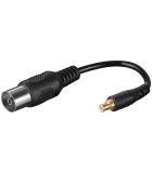 Adaptor antena DVB-T Coaxial mama - MCX tata Goobay