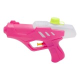 Pistol de apă din plastic, Fucsia și Alb, 20 cm, CMCLASS