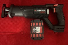 Fierastrau sabie fara fir Parkside? PSSAP 20 Li C4 + Acumulator 2Ah 20V- Negru foto