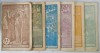 MIZERABILII de VICTOR HUGO , ROMAN FOLEITON , APARUT IN 6 FASCICULE , EDITIE INTERBELICA