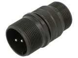 Conector circular 18mm aluminiu oliv