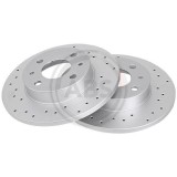 A.B.S. COATED 18232 Disc frana pentru ABARTH 500 / 595 / 695 perforat, plin, acoperit (cu un strat protector)
