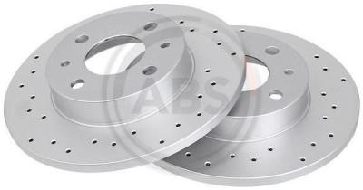 A.B.S. COATED 18232 Disc frana pentru ABARTH 500 / 595 / 695 perforat, plin, acoperit (cu un strat protector) foto