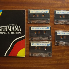 Invatati GERMANA simplu si repede. CURS INTENSIV (carte + 5 casete audio)