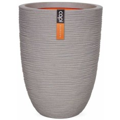 Capi Vas de plante &amp;quot;Nature Rib&amp;quot;, gri, 46 x 58 cm, adanc PKGRR783 foto