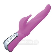 Vibratoare iepuras - Vibe Therapy Culme Iepuras Vibrator din Silicon cu 7 Functii