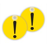 Indicator semnalizare Incepator auto, PVC, diametru 9.6 cm, set 2 bucati