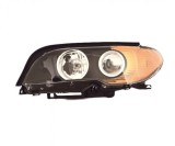 Far Bmw Seria 3 (E46), Coupe/Cabrio 03.2003-09.2006, montare fata, stanga, D2S+H7; electric; reflector negru, semnal galben; cu motor; xenon, MAGNETI, Magneti Marelli