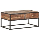 vidaXL Măsuță de cafea, 90 x 50 x 40 cm, lemn de acacia nefinisat 320912