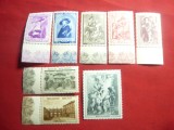 Serie Belgia 1939 Rubens - Pictura si Casele sale , 8 valori