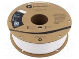 Filament ABS 1,75mm alb POLYMAKER PolyLite&trade; 1kg 245-265&deg;C 90-100&deg;C