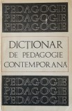 DICTIONAR DE PEDAGOGIE CONTEMPORANA de STEFAN BARSANESCU