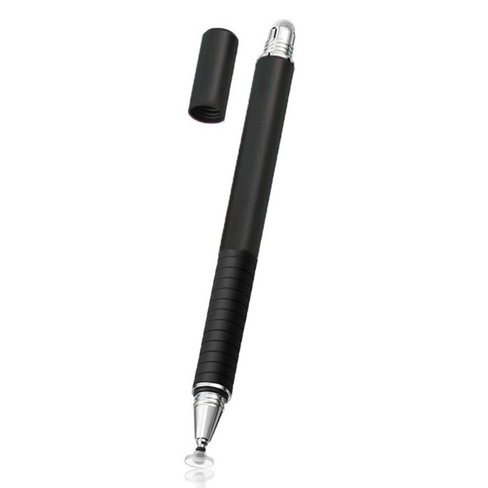 Stylus Pen Techsuit, 2in1Universal, Android, iOS, negru, JC02