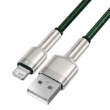 Cumpara ieftin Cablu Baseus Cafule Lightning, 2m, verde