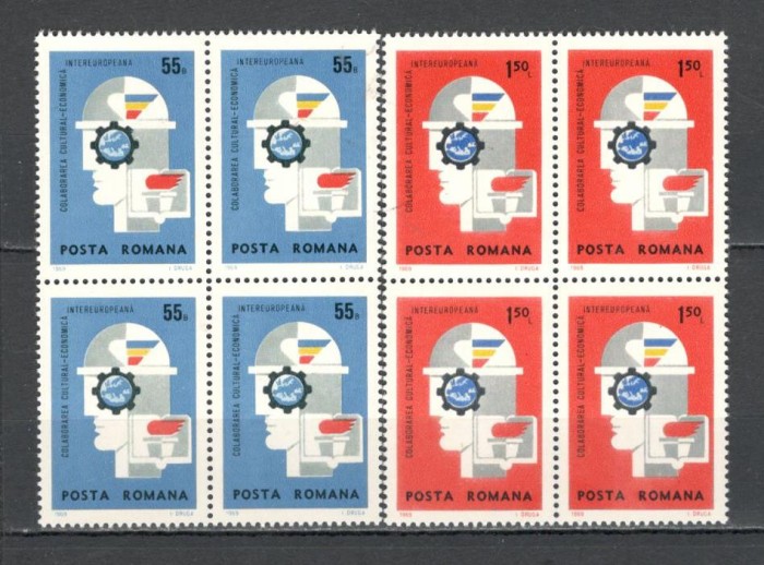 Romania.1969 INTEREUROPA bloc 4 YR.419