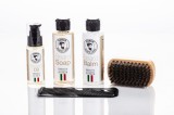 Cumpara ieftin Set cadou Robur Care pentru ingrijire barba, 100% natural: balsam 100ml+sapun 100ml+ulei 50ml+perie+pieptan
