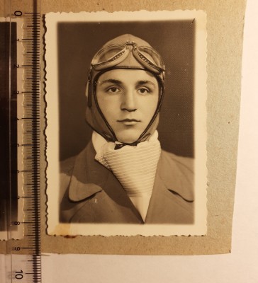 Fotografie cu un aviator foto
