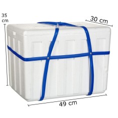 Cutie Incapatoare Termoizolanta Portabila pentru Camping si Plaja, Capacitate 34L Material Foilizol cu Izolatie de 3cm, Usoara si Rezistenta