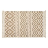 Covor Decorativ Bej Crem Tufted cu Franjuri - Stil All Season, CMCLASS