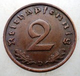 2.798 GERMANIA 2 REICHSPFENNIG 1936 D RARA