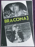 Braconaj - Afis mare cinema Romaniafilm film mongolez 1962