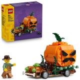 LEGO Camioneta cu dovleac sculptat de Halloween, 177 piese, 8+ ani