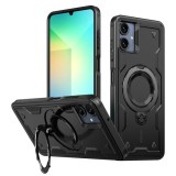 Husa military armour cu inel metalic, ALC MOBILE, compatibila cu Samsung Galaxy A06, Negru