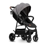 Carucior sport Lionelo Zoey de la nastere, gri stone, cadru aluminiu, 0-15 kg