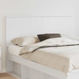 VidaXL Tăblie cap cu headboard Alb 140 cm Lemn compozit 887758