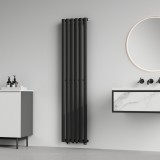 Radiator Nore 160x36cm negru 636W [neu.haus] HausGarden Leisure