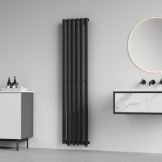 Radiator Nore 160x36cm negru 636W [neu.haus] HausGarden Leisure foto