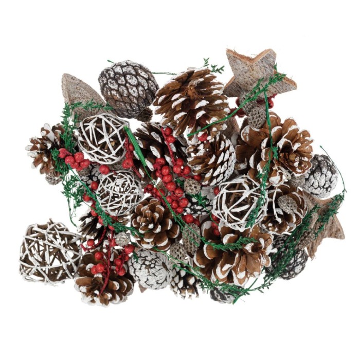 Potpourri Decorativ Crăciun, Lemn, Maro, Capacitate 400g