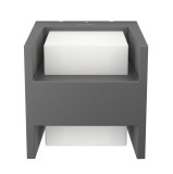 Aplica exterior cu LED Arbour 164599316, orientare in sus / in jos, 9W, 800lm, lumina calda, alb, modern