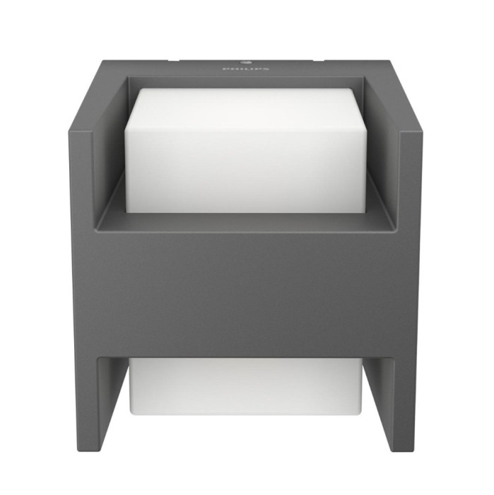 Aplica exterior cu LED Arbour 164599316, orientare in sus / in jos, 9W, 800lm, lumina calda, alb, modern