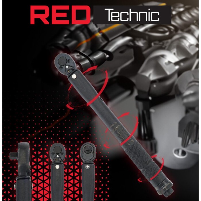 Cheie dinamometrica, 1/2&quot;, 470 mm, 28-210 Nm, Red Technic