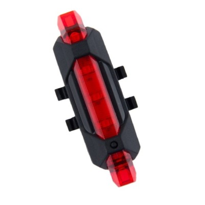 Lampa LED rosie reincarcabila pentru bicicleta 20W foto