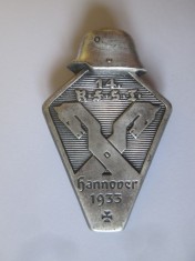 Insignă Germania nazistă 1933:Hannover 14.R.F.S.T.