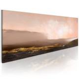 Cumpara ieftin Tablou pictat manual - Seaside morning 100x40 cm