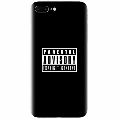 Husa silicon pentru Apple Iphone 8 Plus, Parental Advisory foto
