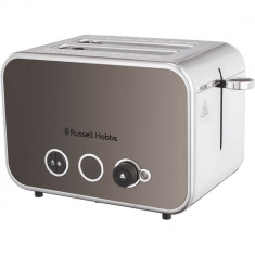 Prajitor de paine Russell Hobbs Distinction Titanium 26432-56, 1600 W, 2 felii, Otel inoxidabil