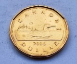 103. Moneda Canada 1 dollar 2008, America de Nord
