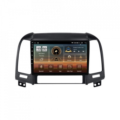 Navigatie dedicata cu Android Hyundai Santa Fe II 2006 - 2012, 4GB RAM, Radio foto