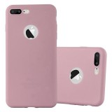 Cumpara ieftin Husa iPhone 7 GloMax Perfect Fit Rose Gold - Carcasa Silicon TPU, Rezistenta la Socuri, Praf si Zgarieturi