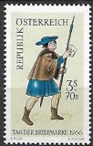 B1907 - Austria 1966 - Ziua marcii neuzat,perfecta stare, Nestampilat