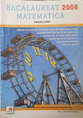 MATEMATICA BACALAUREAT 2008, CULEGERE DE PROBLEME RECAPITULATIVE PENTRU CLASELE IX-XII-ION SAVU SI COLAB.-244647