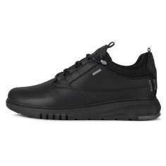 Adida?i barbati, din piele naturala, Geox, U16APA-000FV-C9999-01-06, negru foto