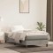 vidaXL Saltea cu arcuri buzunar de copii, gri deschis 80x160cm catifea 4016546