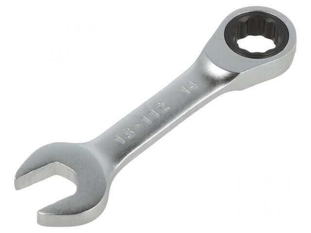 Cheie Combinată cu Piedică 14mm Oțel Crom-Vanadium Scurtă