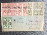 Plic recomandat supratipar 8 iunie 1930 blocuri Regele Mihai circulat Ploiesti - Cernavoda